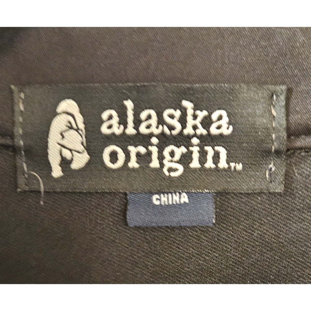 Alaska‎ Origin Mens The Viking Juneau Softshell Jacket Black Gray Large - Picture 3 of 15